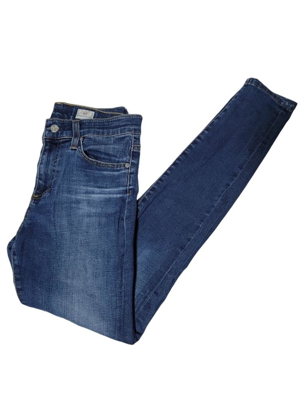 AG Adriano Goldschmied Farrah Skinny High Rise Jeans Womens Size 28 Medium Wash